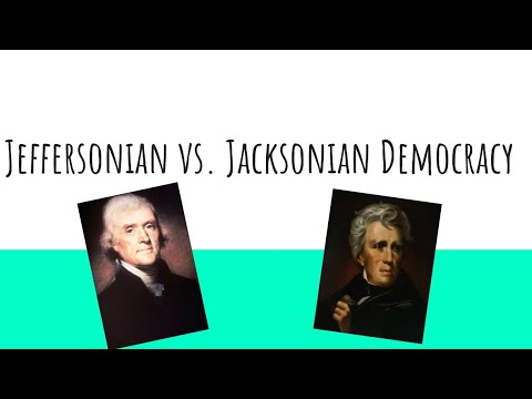 La democracia jacksoniana frente a la democracia jeffersoniana: una comparativa histórica