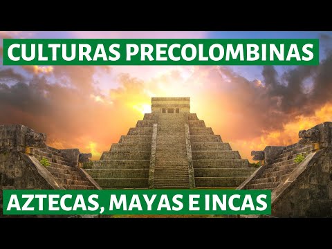 Comparativa: Mapa de las civilizaciones inca, azteca y maya