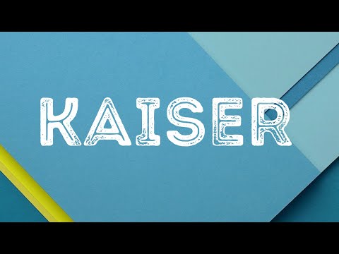 Significado de Kaiser en inglés