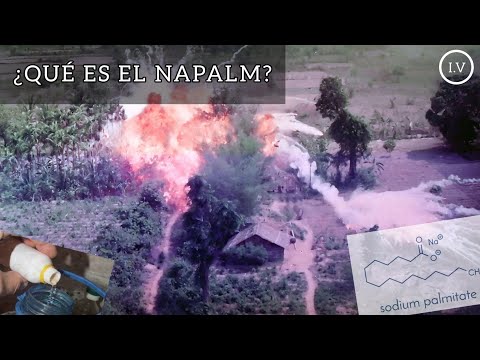 Nivel de utilización de napalm durante la Guerra de Vietnam