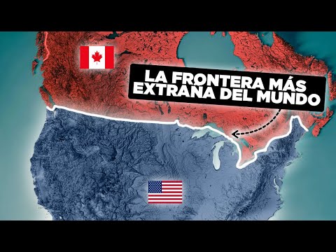 La frontera entre Estados Unidos y Canadá: un vínculo geográfico y político