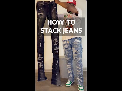Diseñador de Vaqueros Apilados: La Tendencia del Stacked Jeans