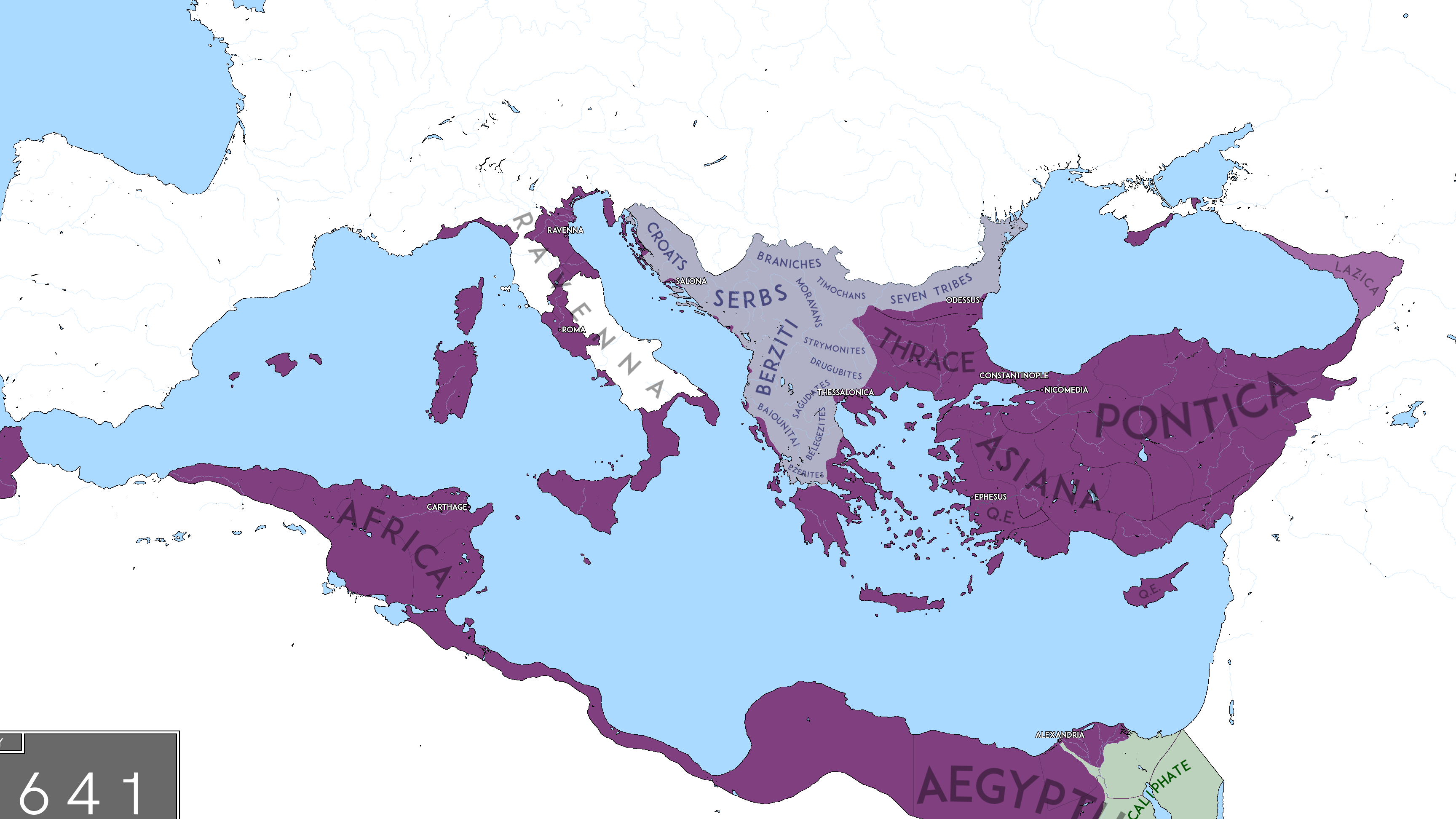 La mudanza de la capital del Imperio Romano por Constantino