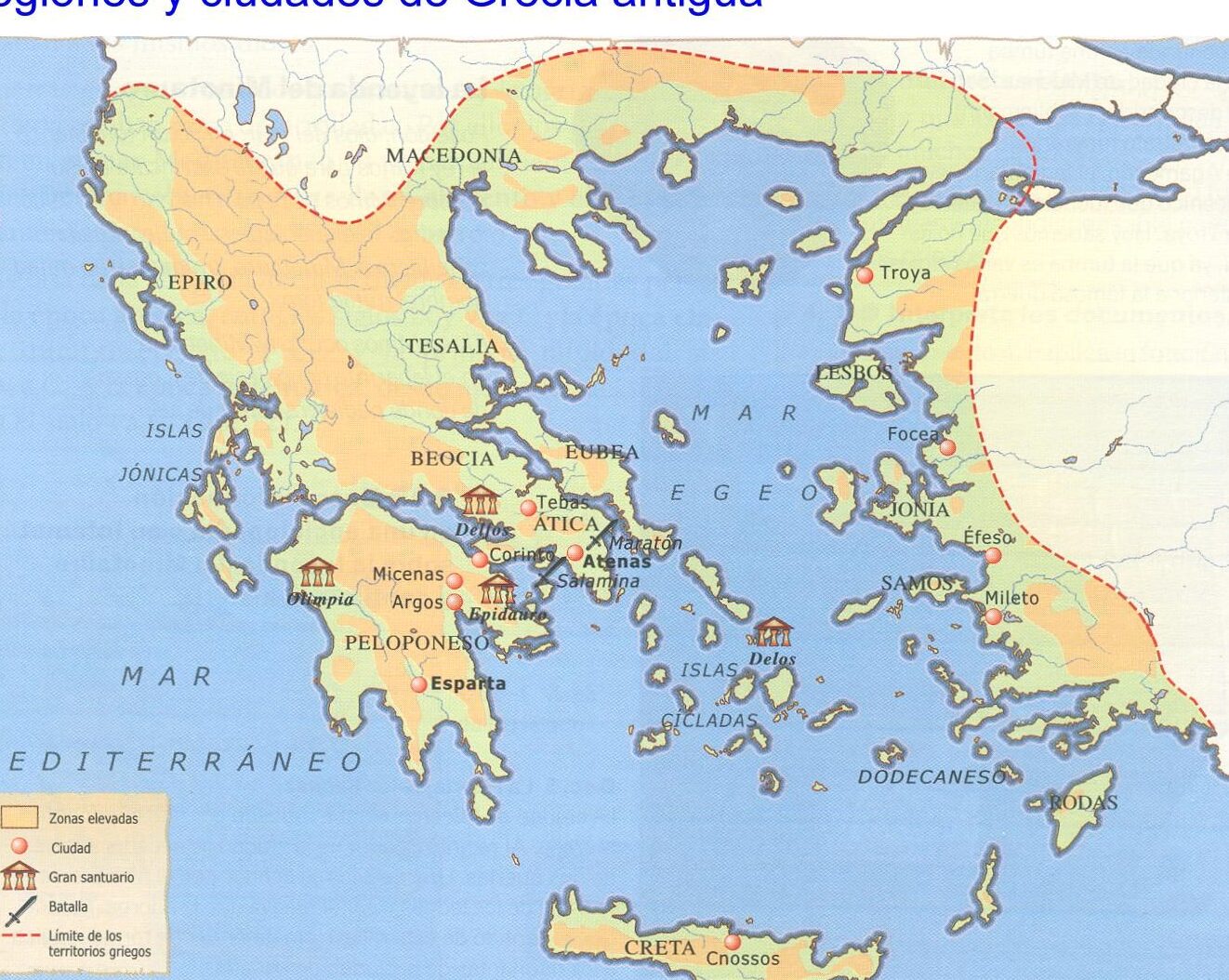 Explorando los antiguos mapas de Grecia