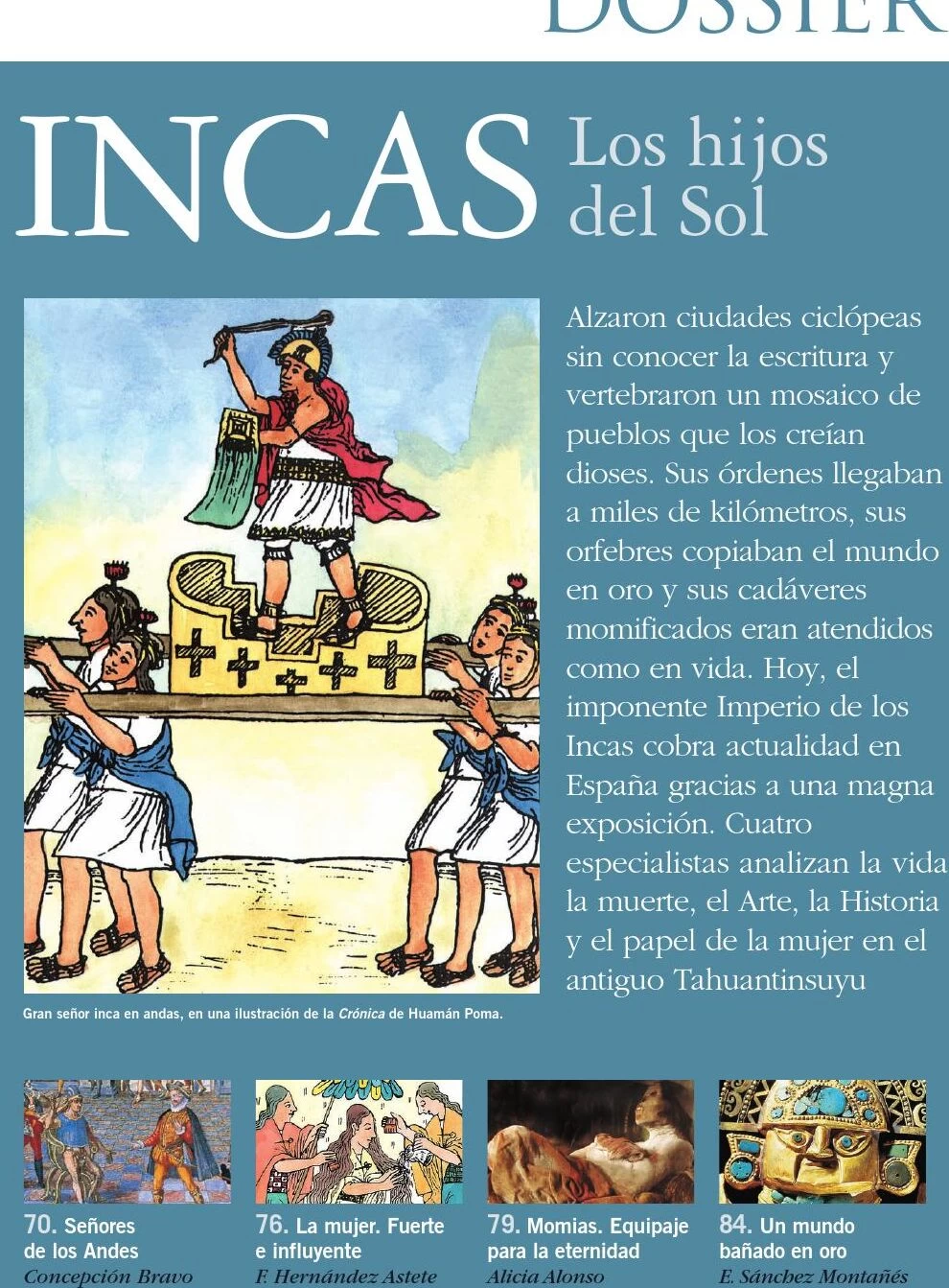 La importancia del oro y la plata para los incas