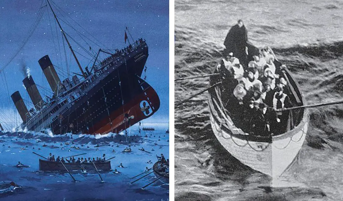 La verdadera imagen del hundimiento del Titanic: una tragedia inolvidable